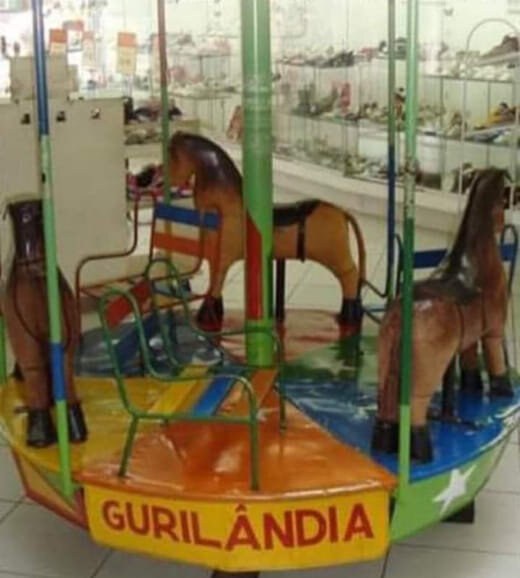 A loja Gurilândia e o carrossel que encantava as crianças