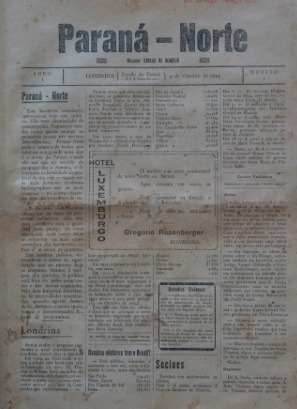 Paraná Norte – o primeiro jornal