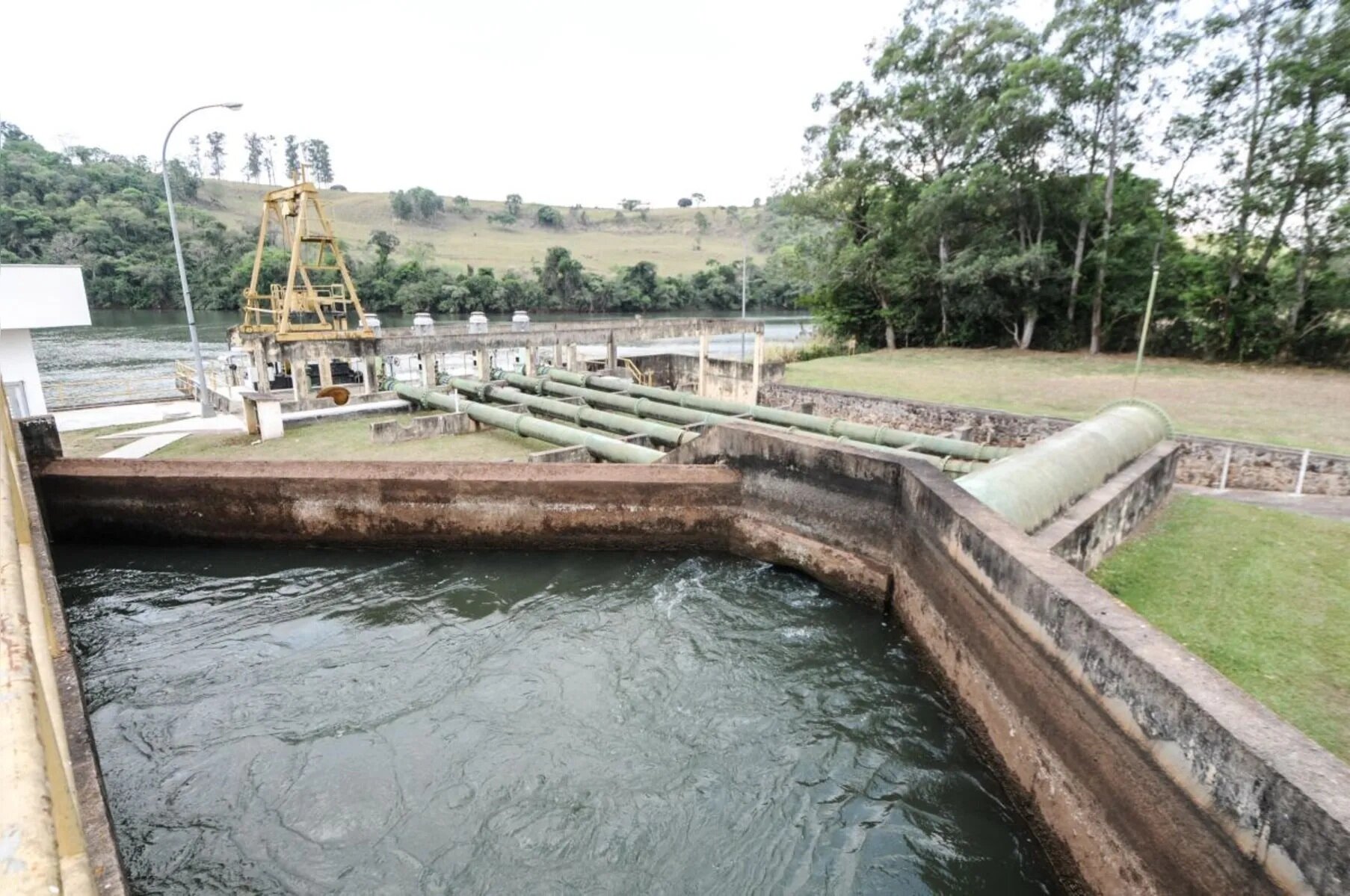 O projeto de captação de água no Rio Tibagi