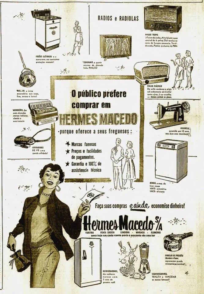 Hermes Macedo: a vitrine do consumo moderno em uma Londrina que se urbanizava