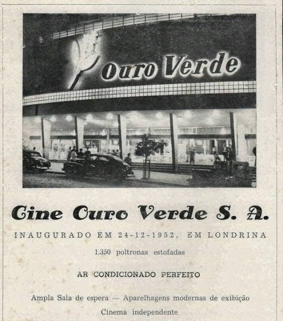 O Cine Ouro Verde – um anúncio